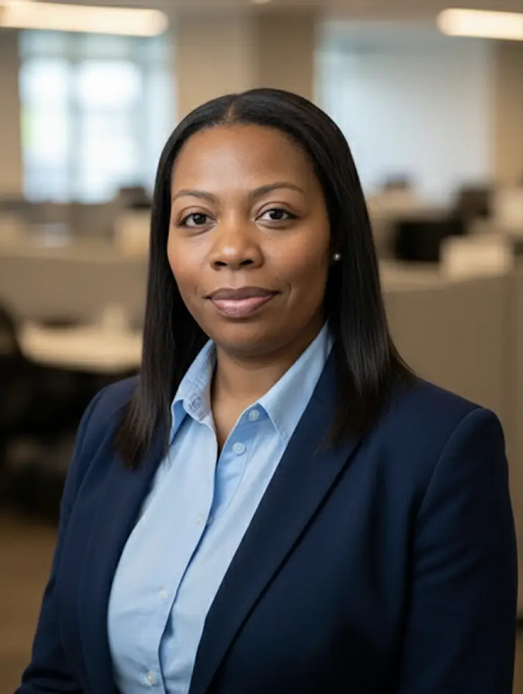 Black and white portrait of a person wearing a parka with a fur hood